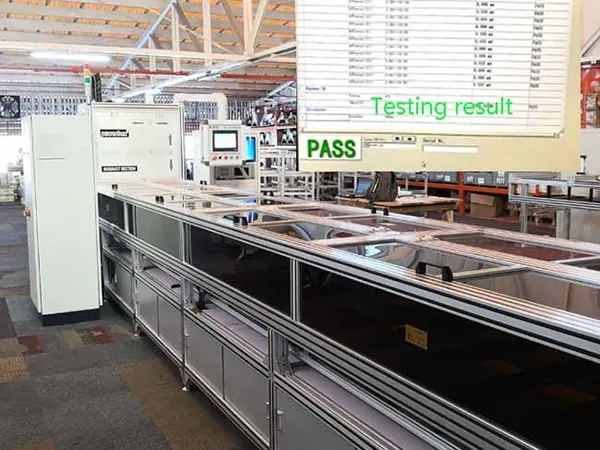 Línea Automática de Inspección y Pruebas de Ductos de Barras