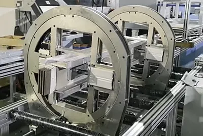 Línea Semiautomática de Ensamblaje de Ductos de Barras